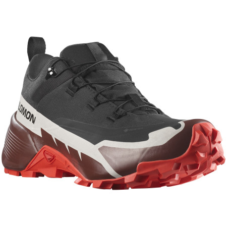 Męskie buty turystyczne Salomon Cross Hike 2 Gore-Tex czarny/czerwony Black / Bitter Chocolate / Fiery Red