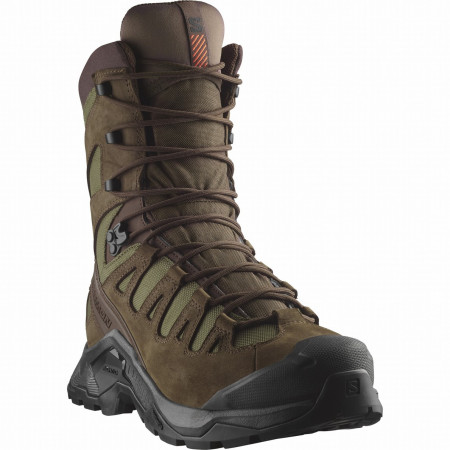 Buty męskie Salomon Quest Tracker High Gore-Tex brązowy Earth Brown / Ranger Green / Black