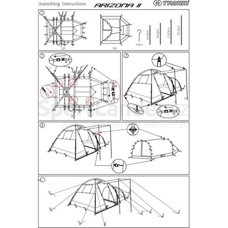 Namiot rodzinny Trimm Arizona II