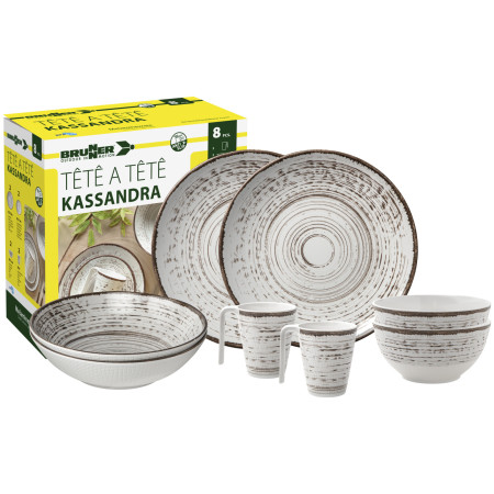 Zestaw naczyń Brunner Set tête-à-tête Kassandra 8 pcs