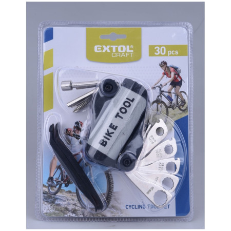 Multitool rowerowy Extol Narzędzia rowerowe zestaw 30szt.