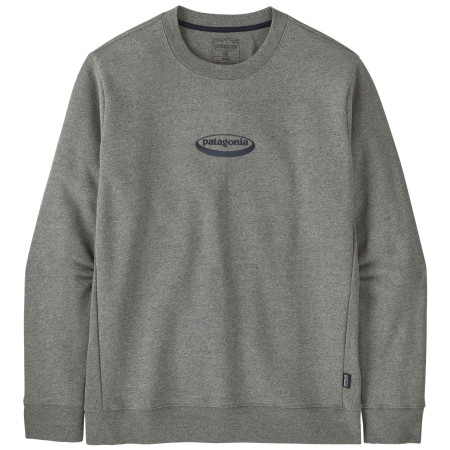 Męska bluza Patagonia Men's '95 Oval Logo Uprisal Crew Sweatshirt szary Gravel Heather