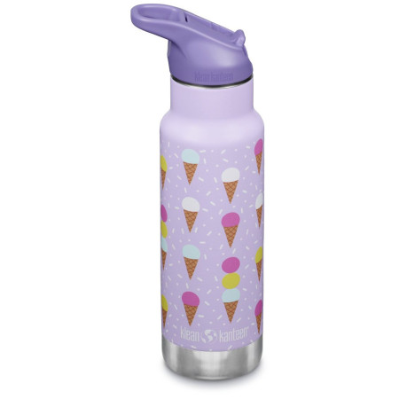 Termos dziecięcy Klean Kanteen Insulated Kid Classic Narrow 12oz (w/Flip Seal Sport Cap) fioletowy ice cream