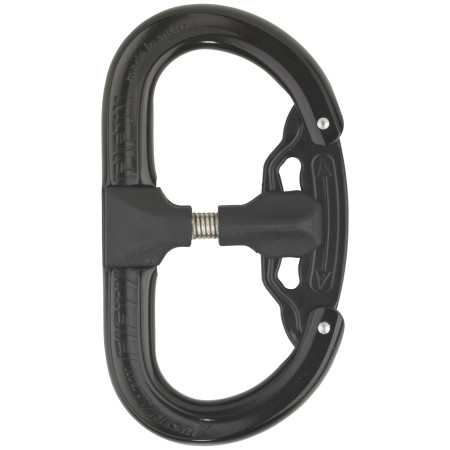 Karabinek AustriAlpin Fifty-Fifty Autolock czarny black