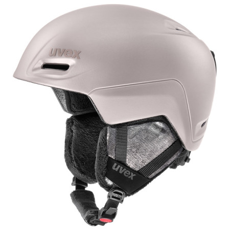 Kask narciarski Uvex Jimm srebrny RosegoldMat