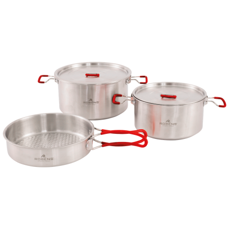 Zestaw garnków Robens Sierra Steel Cook Set L srebrny Silver