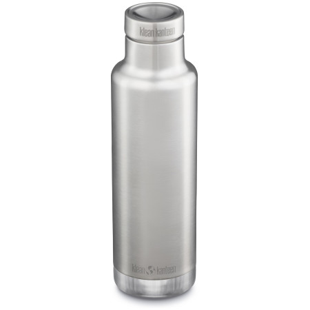Butelka termiczna ze stali nierdzewnej Klean Kanteen Insulated Classic Narrow 25oz (w/Pour Through Cap) srebrny silver