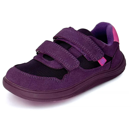 Dziecięce całoroczne buty barefoot Bugga Safi Dark Purple