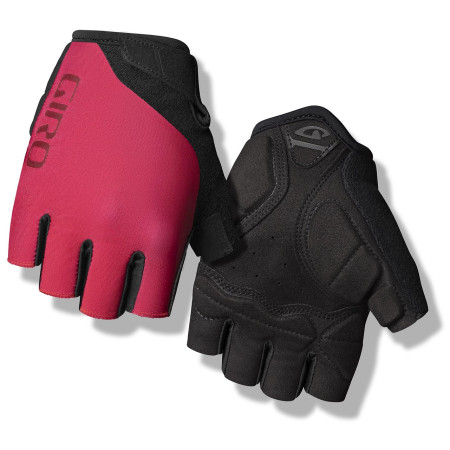 Rękawiczki rowerowe Giro JagEtte czarny/czerwony Raspberry/Dark Cherry