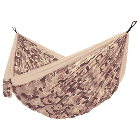 Hamak Hamaka.eu Camping double jasnobrązowy Sahara