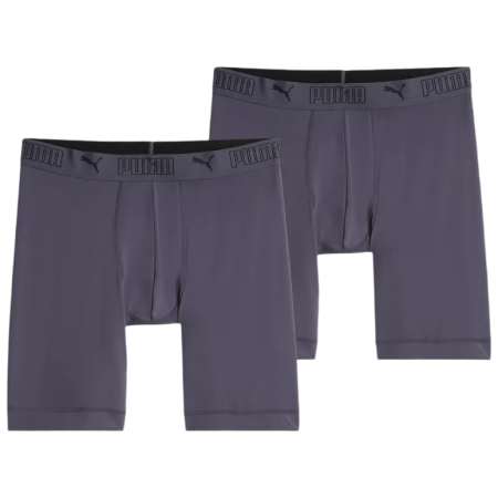 Męskie bokserki Puma Sport Microfiber Long Boxer 2P