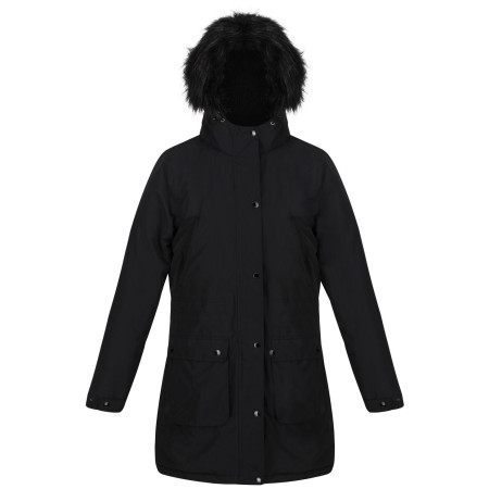 Płaszcz ocieplany damski Regatta Voltera Parka czarny Black