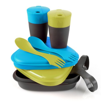 Naczynia Light My Fire Pack´n Eat Kit niebieski/zielony Lime/CyanBlue