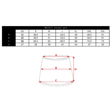 Damska spódniczka kolarska Silvini Isorno Pro