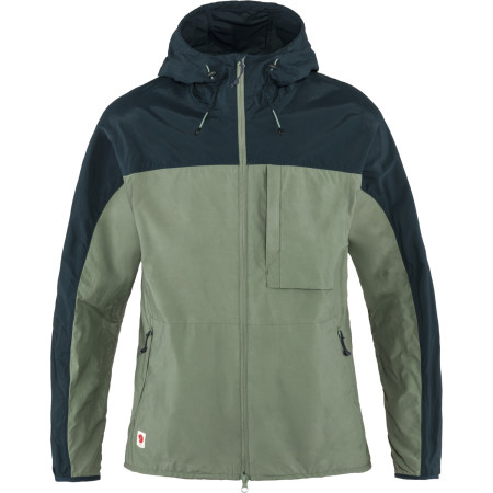 Męska wiatrówka Fjällräven High Coast Wind Jacket M zielony Patina Green-Navy