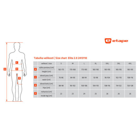 Męskie spodenki rowerowe Etape Elite 2.0