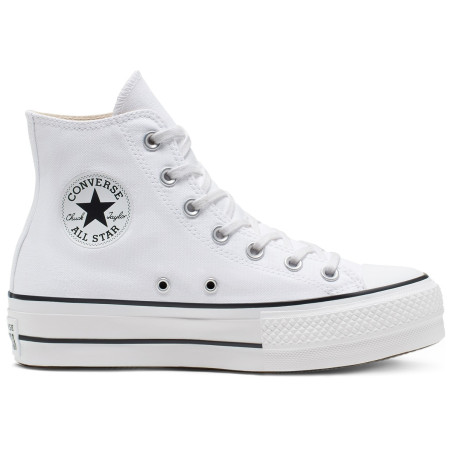 Buty damskie Converse Chuck Taylor All Star Lift Mid biały WHITE