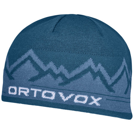 Czapka Ortovox Peak Beanie niebieski petrol blue