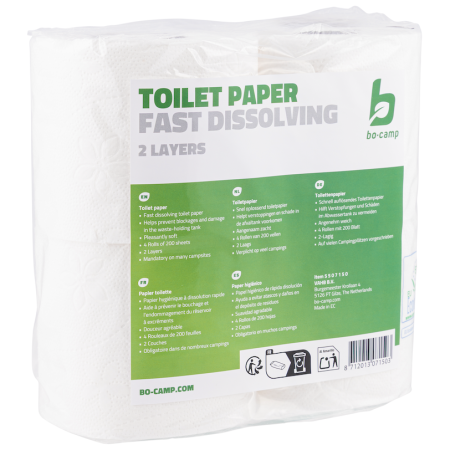 Papier toaletowy Bo-Camp Toilet paper 4 rolls biały