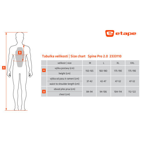 Zbroja Etape SPINE PRO 2.0