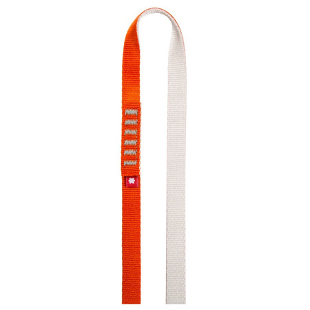 Smyczka Ocún O-SLING ECO-PES 16 mm 60 cm biały/pomarańczowy
