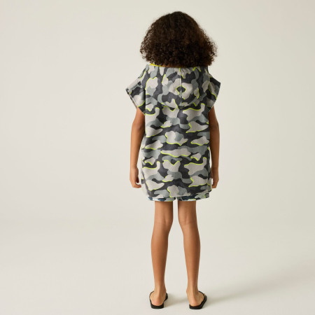 Ponczo dziecięce Regatta Kids Towel Robe DrkStrmCamo