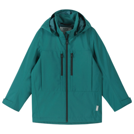 Dziecięca kurtka przeciwdeszczowa Reima Saarela Dark Teal ciemnozielony Dark Teal