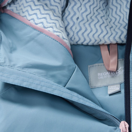 Dziecięca kurtka zimowa Regatta Hillain Warm Lined Dusky Blue/Skyway