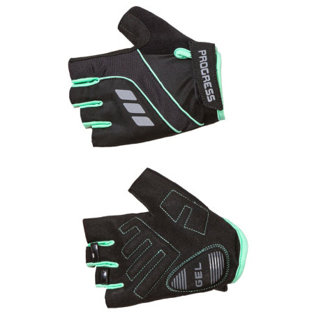 Rękawiczki rowerowe Progress R CALAMITA MITTS 37CO czarny/niebieski Black/Mint