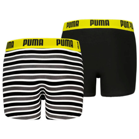 Bokserki chłopięce Puma Everyday Striped Boxers 2P