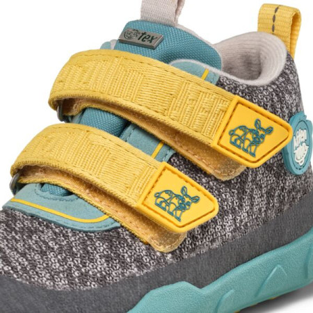 Buty barefoot dziecięce Affenzahn Low Boot Knit Happy Rhino