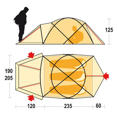 Namiot Ferrino Snowbound 3