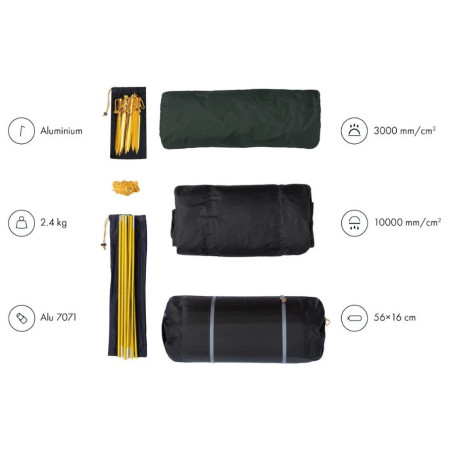 Namiot turystyczny Warg Midi 3