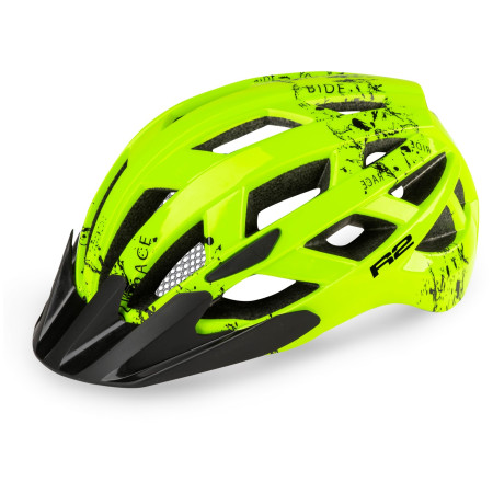 Kask rowerowy R2 Lumen Junior żółty/czarny yellow