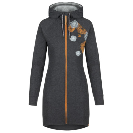 Bluza damska Loap Ecara czarny/pomarańczowy TapShoeOrangeMelange