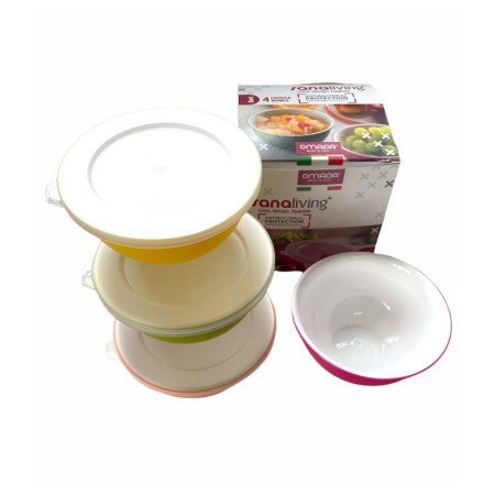 Zestaw misek Omada Sanaliving Bowls Set 4x 0,5L