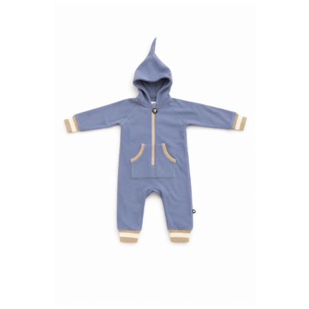 Kombinezon dziecięcy DucKsday Polar Fleece Twin/Blue niebieski Blue/Sand
