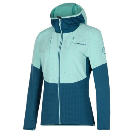 Bluza damska La Sportiva Session Tech Hoody W niebieski Storm Blue/Iceberg
