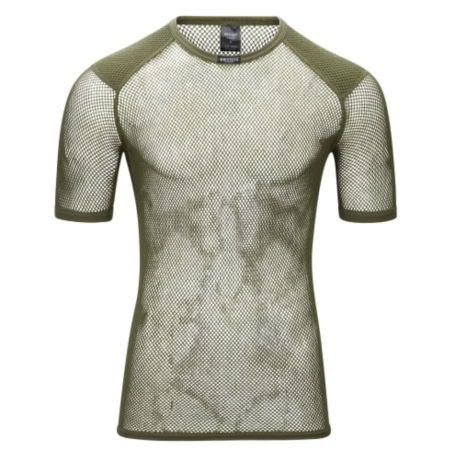 Koszulka męska Brynje of Norway Tactical Wool Thermo T-Shirt w/inlay zielony Olive Green