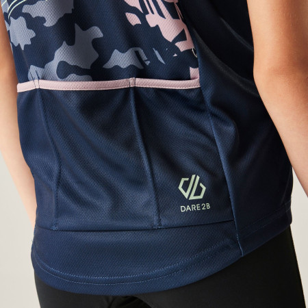 Dziecięca koszulka kolarska Dare 2b Dynamite Jersey Nvy Graffiti