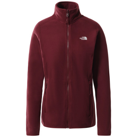 Bluza damska The North Face 100 Glacier Full Zip czerwony RegalRed