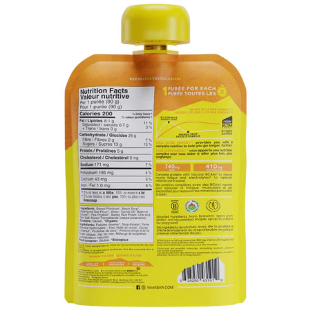 Jedzenie turystyczne Näak Sweet Potatoes Butternut Squash - Näak Ultra Energy™ Purée (90g)