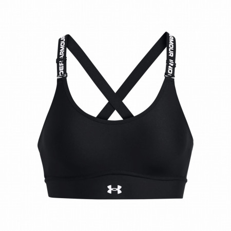 Biustonosz Under Armour Infinity Mid 2.0 Bra czarny/biały Black/White