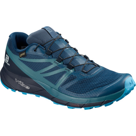 Buty męskie Salomon Sense Ride2 Gtx Invisible Fit niebieski Poseidon/NavyBlazer/HawaiianOcean