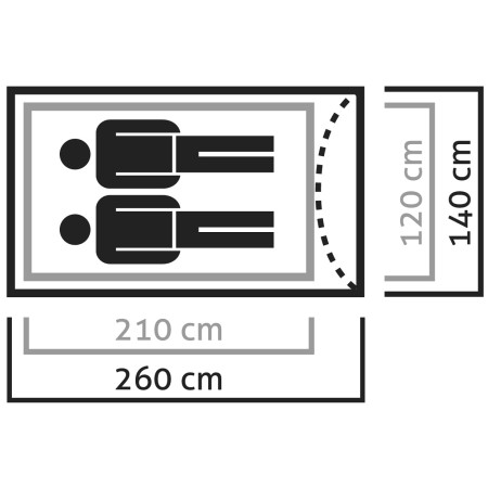 Ultralekki namiot Salewa Litetrek II