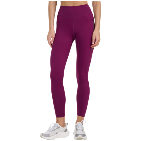 Damskie legginsy 4F Tights Fnk F476 bordowy Dark Violet