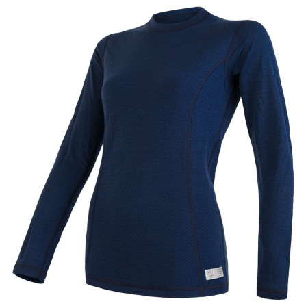 Koszulka funkcyjna damska z długim rękawem Sensor Merino DF ciemnoniebieski deep blue