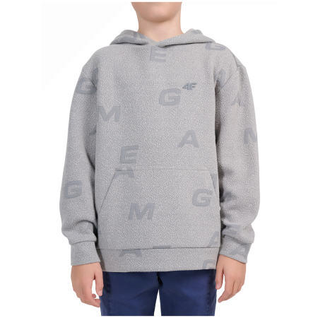 Bluza dziecięca 4F Sweatshirt M2763 Dark Grey szary Dark Grey