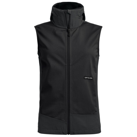 Kamizelka damska Ortovox Ortler Softshell Plus Vest czarny Black Raven