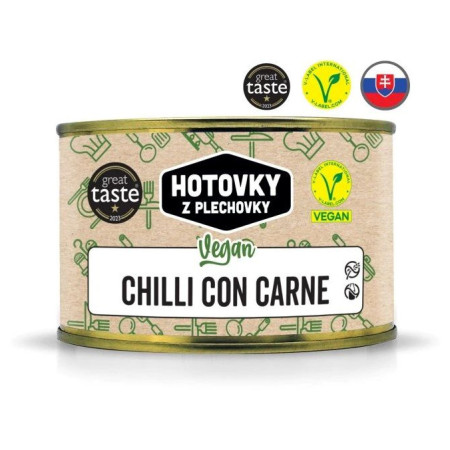 Danie główne Hotovky z plechovky VEGAN Chili con carne 400g